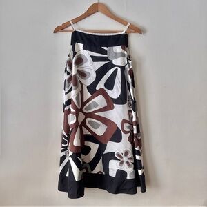 Maggy London Black and Brown A-Line Mini Dress- size 0